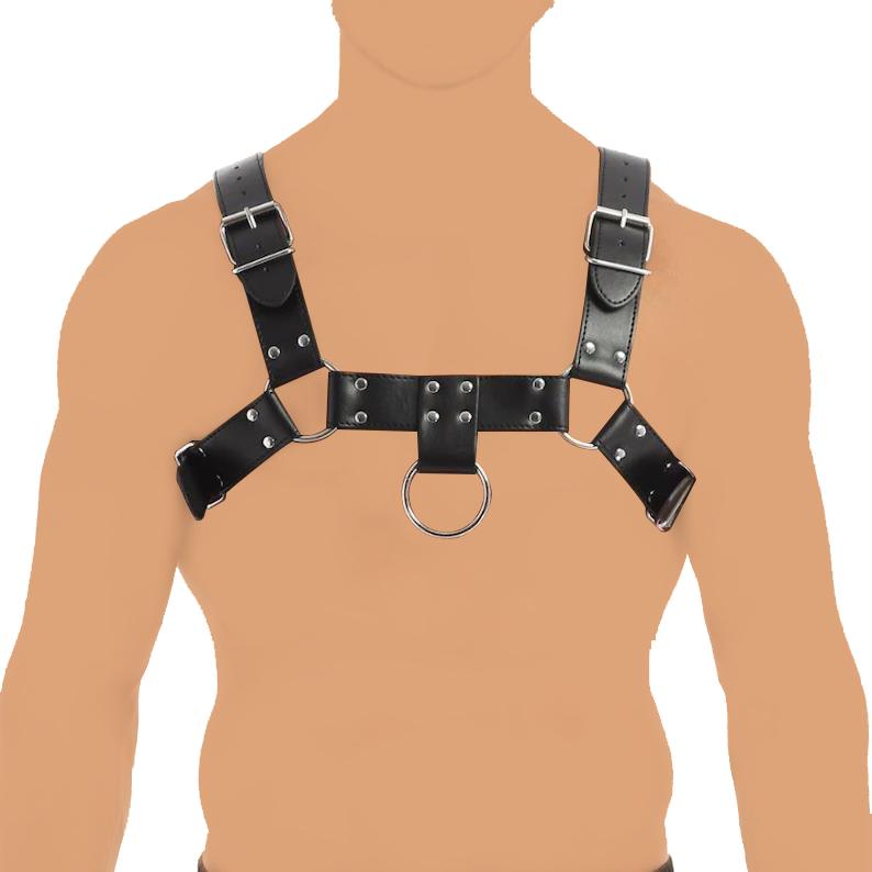 Men&#39;s Chest Harness Sexy Leather Belts Reversible For Male Bondage Male Fashion Harness Leather Belts