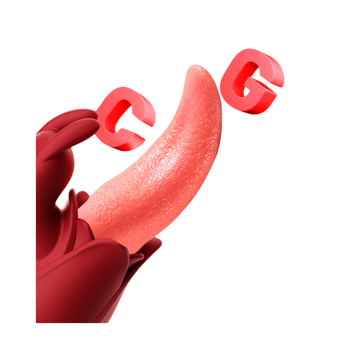 Rh Hot Selling Realistic Tongue Licking Rose Vibrators Sex Toys For Adult Women With G Spot Clitoris Stimulator Nipple Massager