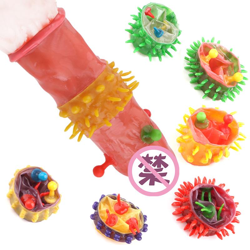 Super Spike Condom Sex Product 100% Original Perfect Silicon Creative Condom With Different Shape