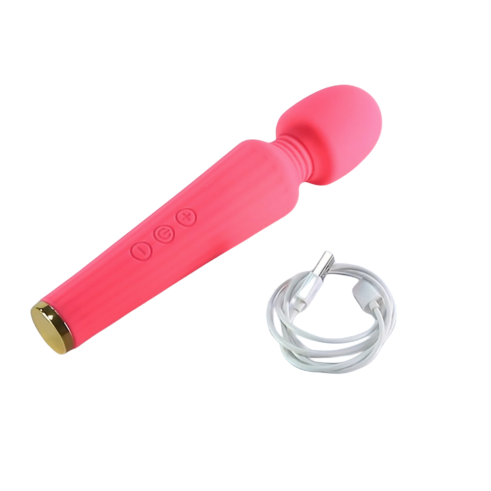 Powerful Clit Vibrator For Woman Body Vibradores Punto G Y Clitoris Wand Usb Rechargeable Adult Goods Sex Toy For Women
