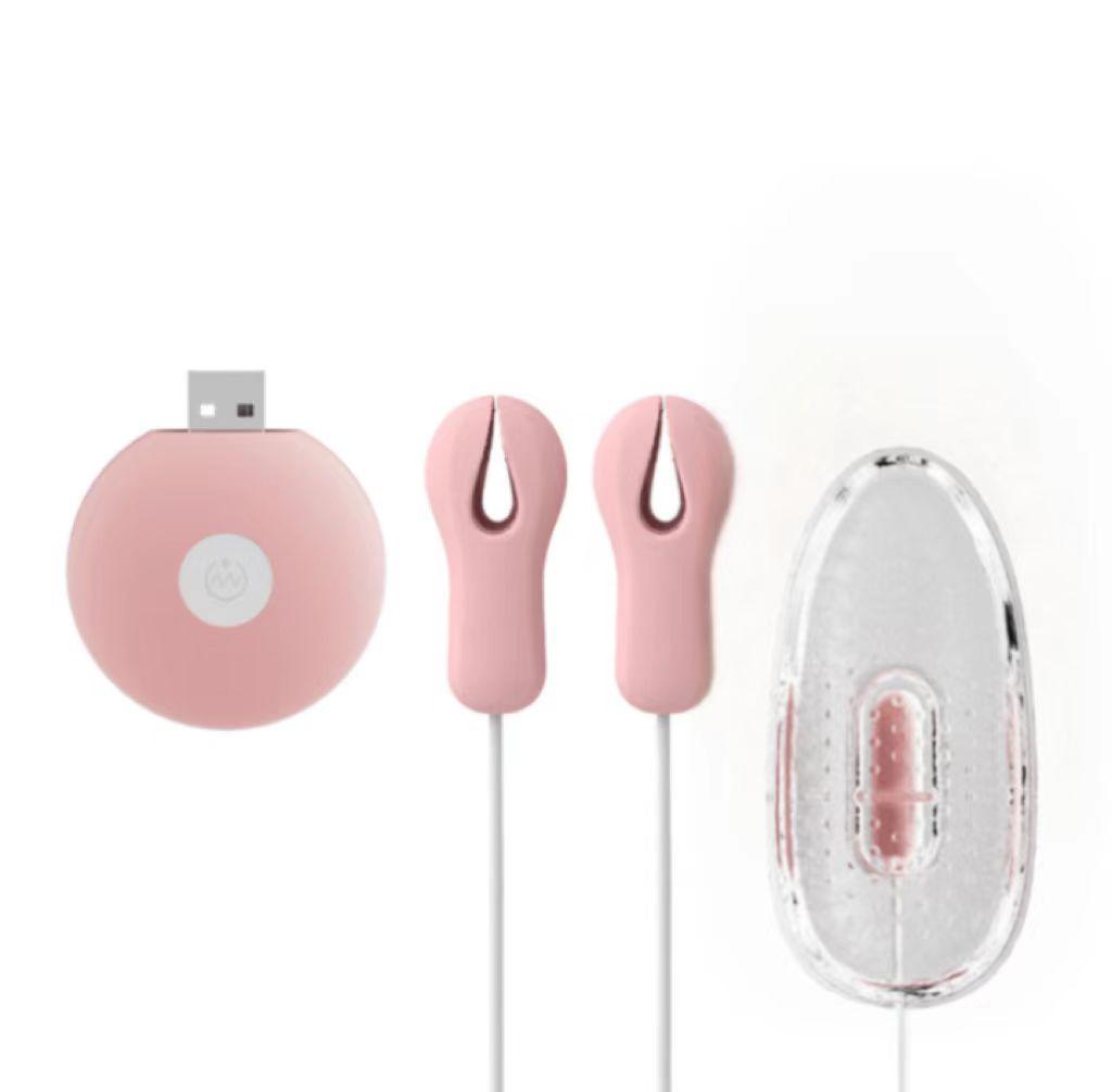 Electric Breast Clamp Pussy Teaser Masturbation Massage Pussy Teaser