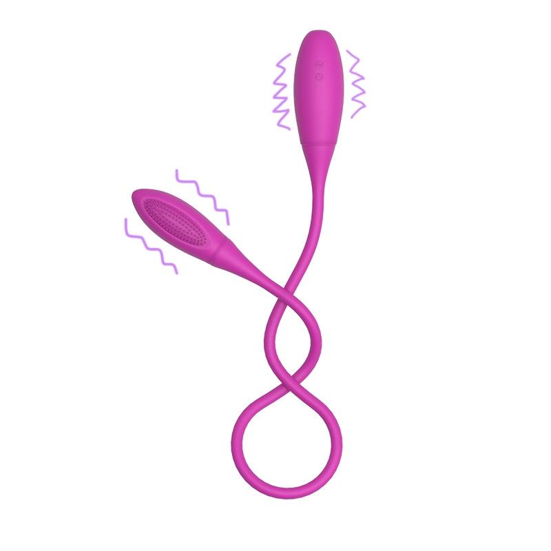 Double Vibrator 30 Speed Vibration Dildo Sex Toy Sex Product Double Motor Silicone Clitoris Vibrator