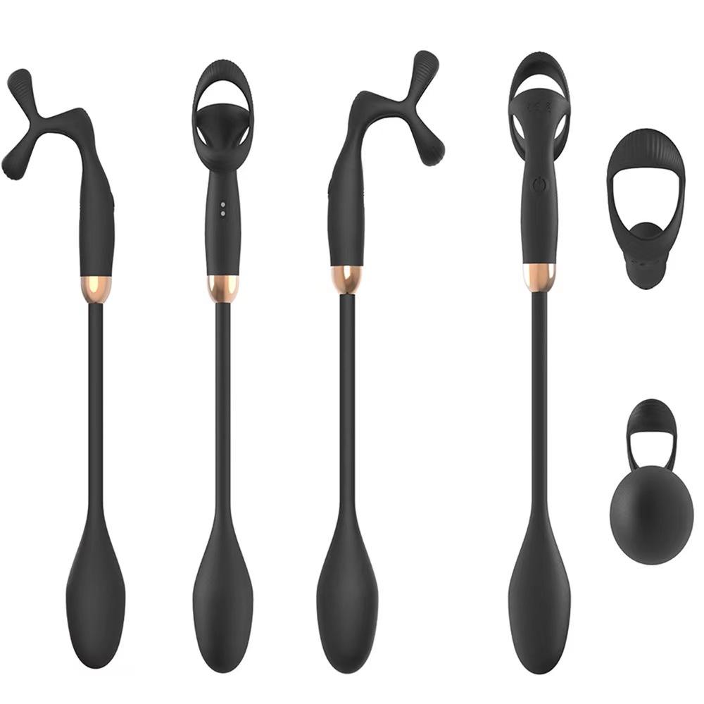 Wireless Remote Control Posterior Anal Plug With Triangle Ring Sex Articles Unisex Self-soothing Device