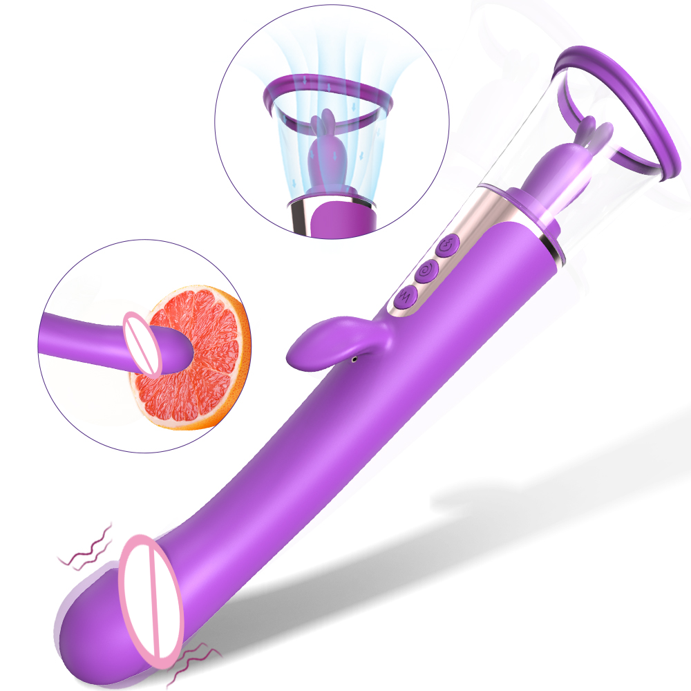  Multifunctional Vibrator Silicone Female Masturbation Device Clitoris Sucker Female Adult Products