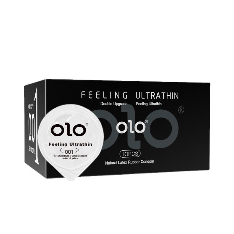  Direct Sales Olo Ultra-thin Condom Hyaluronic Acid 001 Condom Adult Sex Toys 