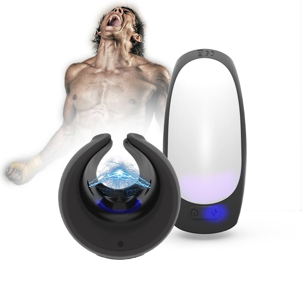 6 Beat Frequencies Heating 5 Pattern Male Masturbation Device Hands Free Male Vibrating Masturbator