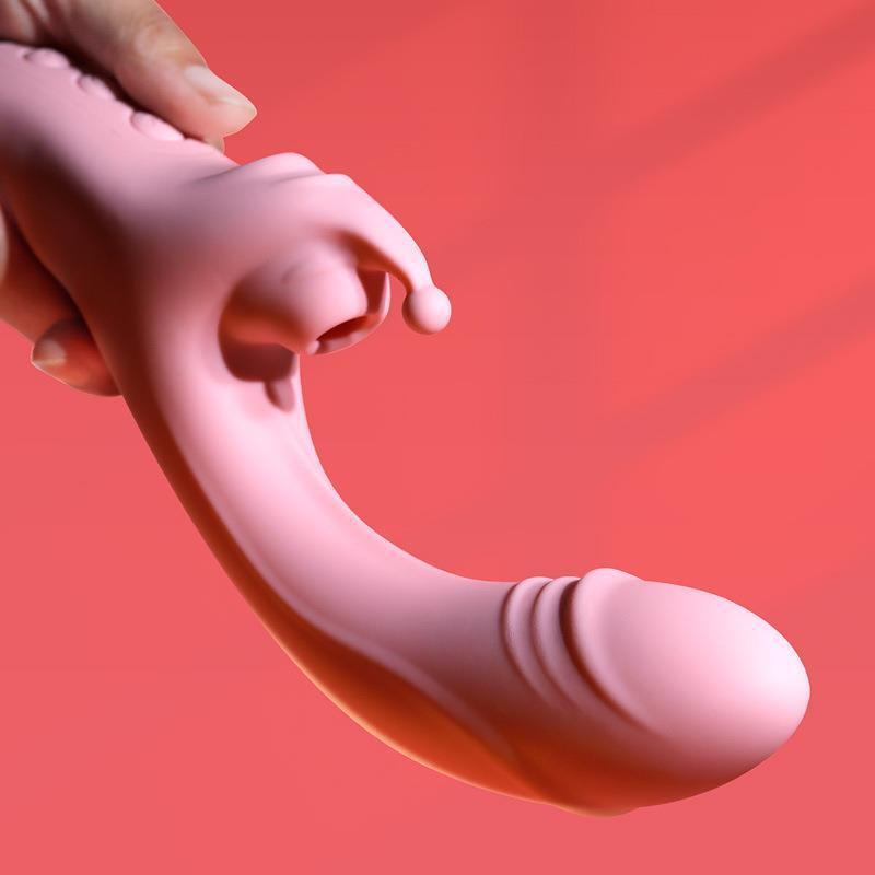 Female Sucking Vibrator Silicone Vibration Outside Masturbation Stick Female Adult Toy Massage Stick Foreign Trade Hot Products