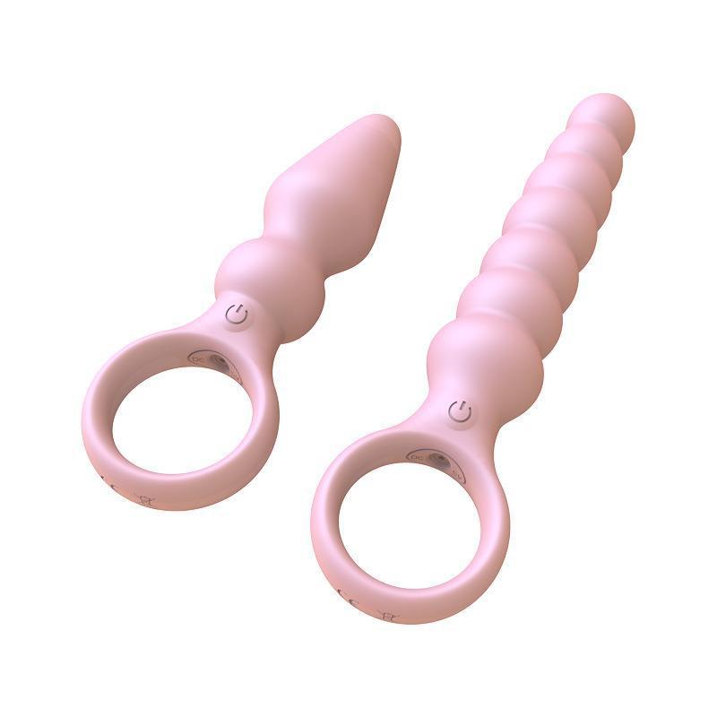 Foreign Trade Products Men's Equipment Vibrating Rear Massager Female Anal Plug Vibrating Bead Adult Sex Products