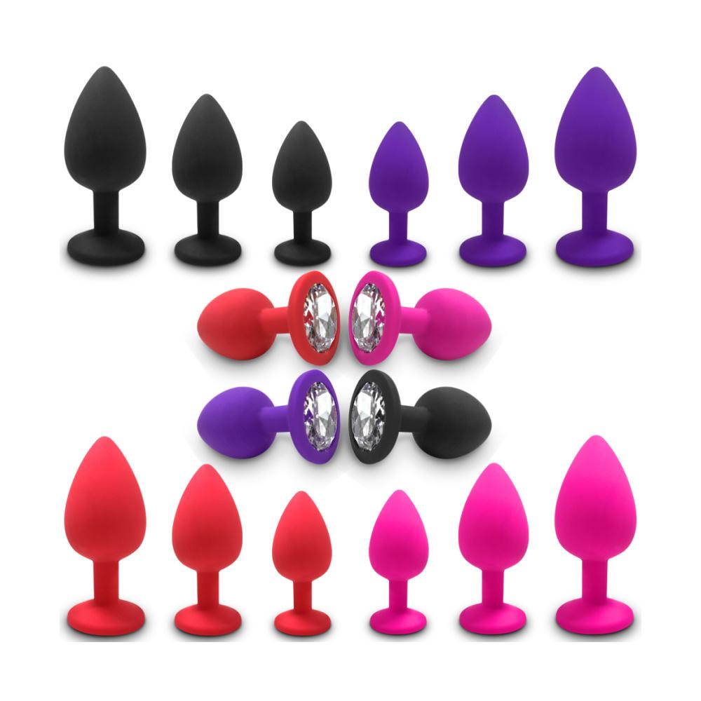 Silicone Butt Anal Plug Bullet Vibrator Adult Toys For Men Prostate Massager Gay Woman Lesbian G-spot Clitoris Stimulator
