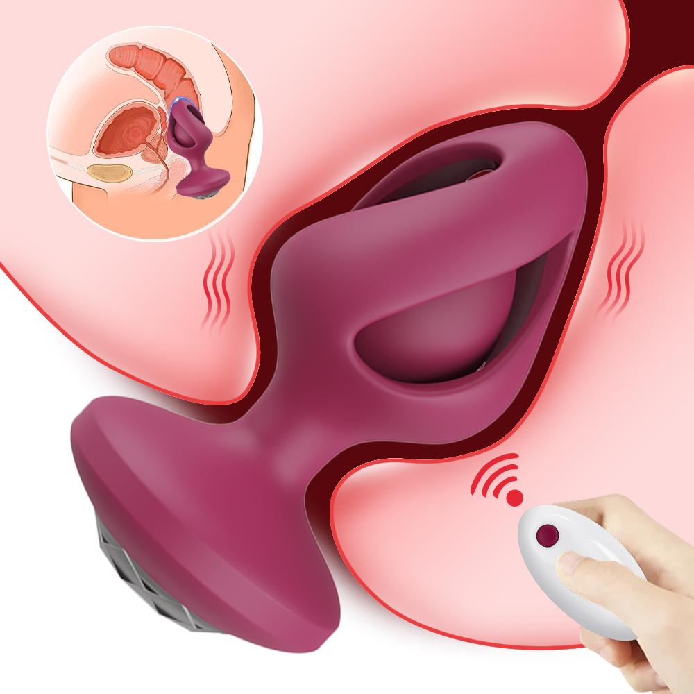  Wireless Remote Control Anal Butt Plug Stimulated Vibrator Diamond Bottom Sex Toys Prostate Massager For Women Gay Men