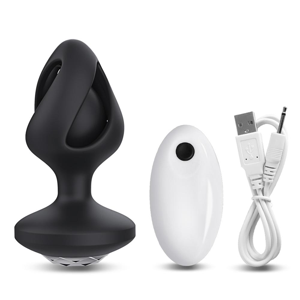 Mini Outdoor Underwear Portable Wearable Vibrating Egg Jumping Stimulation Anal Remote Control Anal Plug