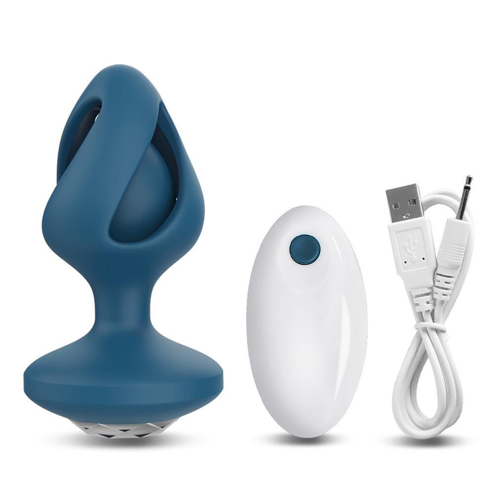 Hot Sale Top Outdoor Flirting Remote Control Portable Anal Plug Portable Vibrator To Stimulate Anus