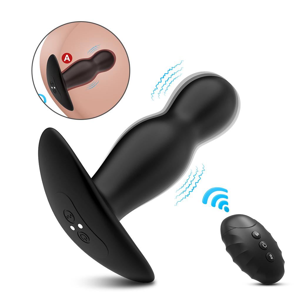 Hot Selling Remote Control Butt Plug Anal Vibrators Anal Sex Toys For Woman Man Silicone Anal Plug Adult Toys