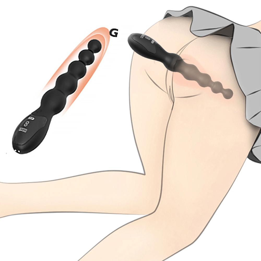 Anal Plug Dildo Vibrator Male Prostate Massager Anal Beads Plug G Spot Butt Adult Masturbation Anal Sex Toys For Couple