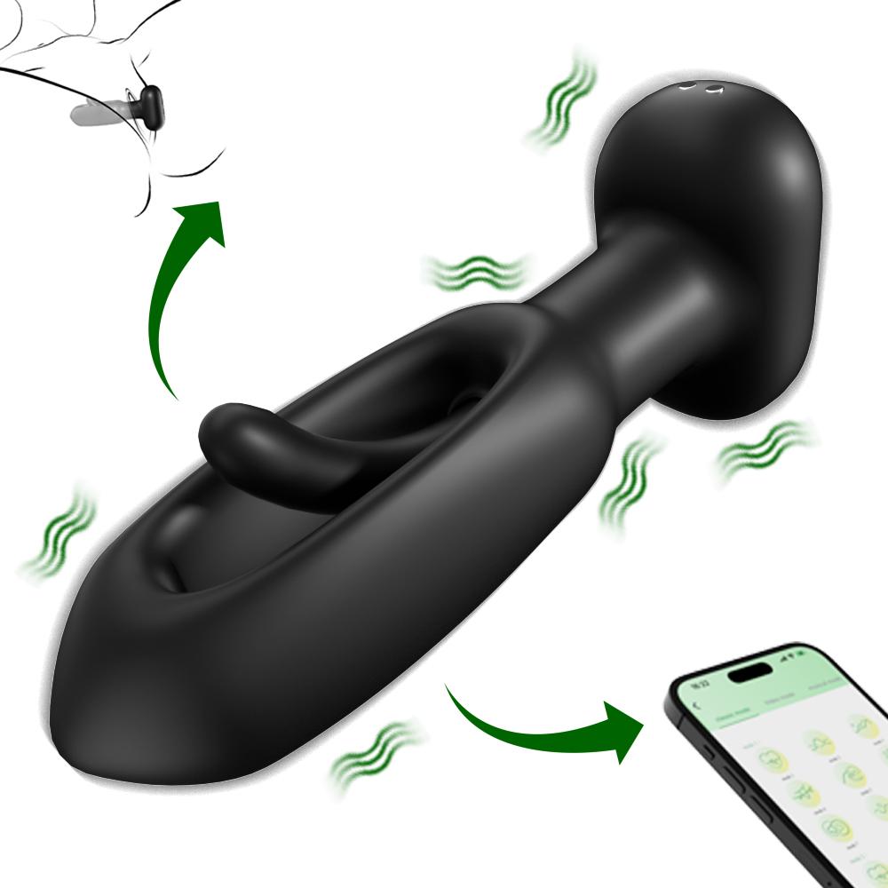 Hot Selling App Control Butt Plug Patting Vibrator Anal Sex Toys For Male Silicone Anal Plug Adult Toys 