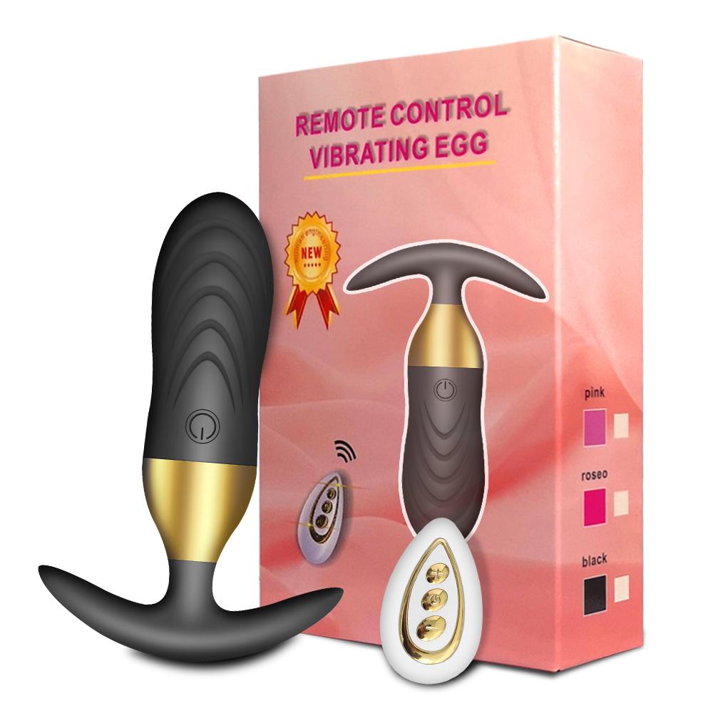   10 Vibration Frequencies Remote Control Anal Butt Plug Vibrator Sex Toys Vibrating Egg For Men And Women