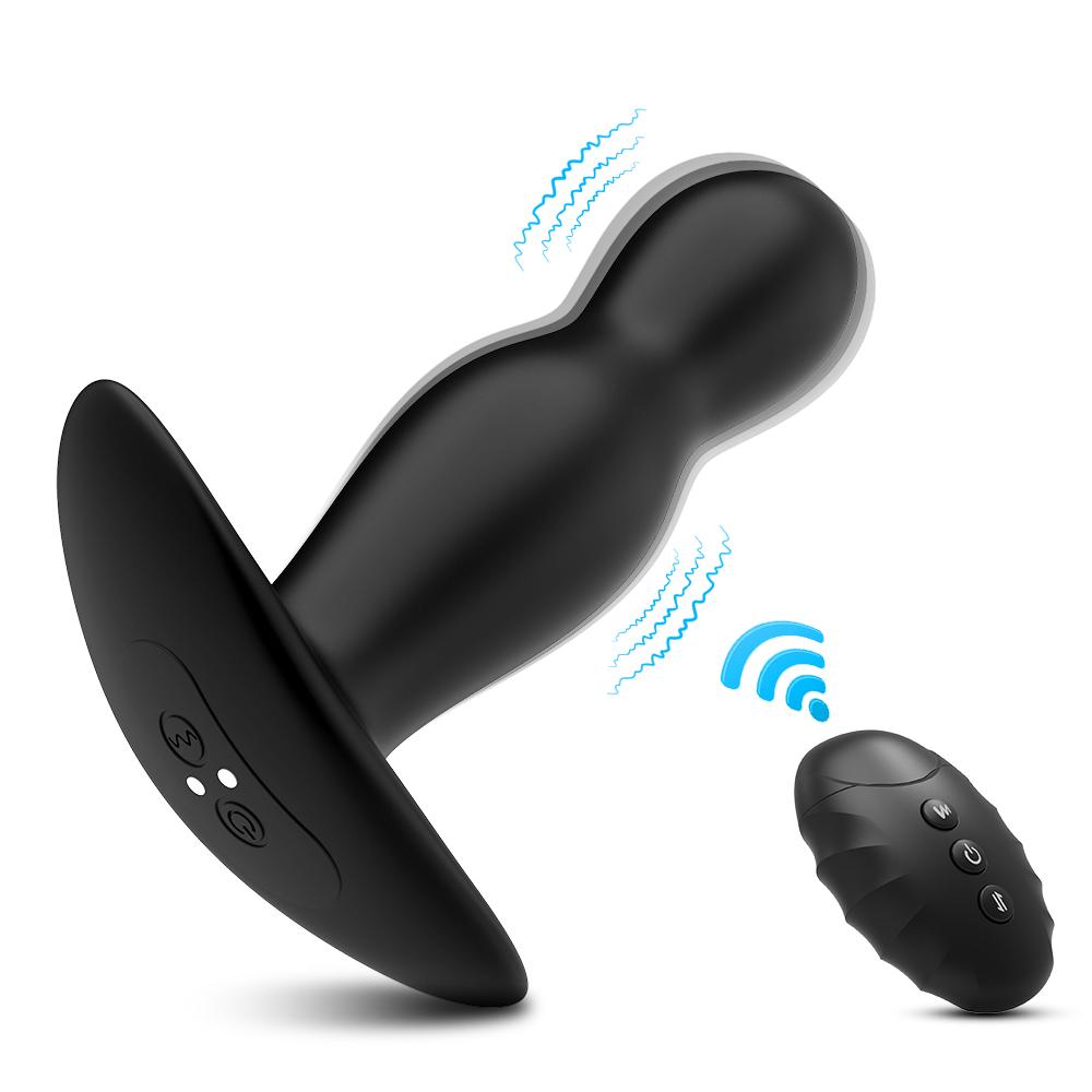 Remote Controlled Wireless  Silicone Anal Vibrator Butt Plug Sex Man's Toys Adults For Men Gay Couple