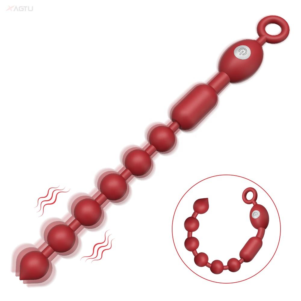 Silicone Anal Beads Anal Vibrators Sex Toys For Adult Woman Female Masturbation Adult Toys