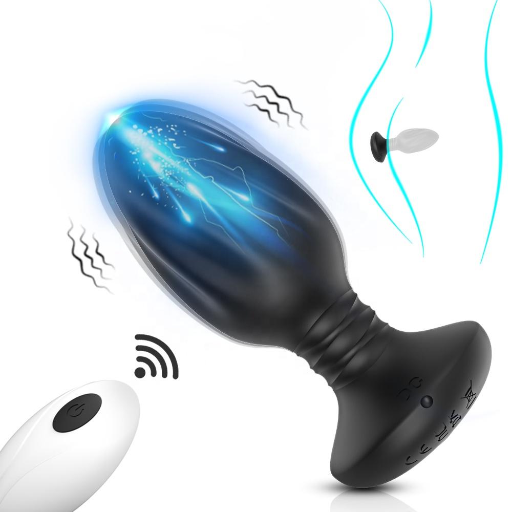 Hot Sell Remote Control Silicone Anal Plug Vibrator Sex Toys For Woman Masturbator Butt Plug Anus Stimulator Vibrator Adult Toy