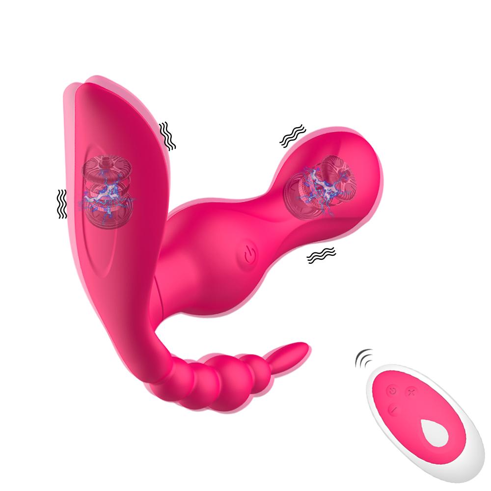 Wireless Remote Control Vibrator Clitoral Stimulator Silicone Massager For Women