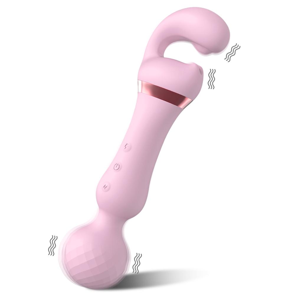 3 In 1 G Spot Clitoral Vibrator Massager Sex Toy Women Vagina Vibrator Wand Massager