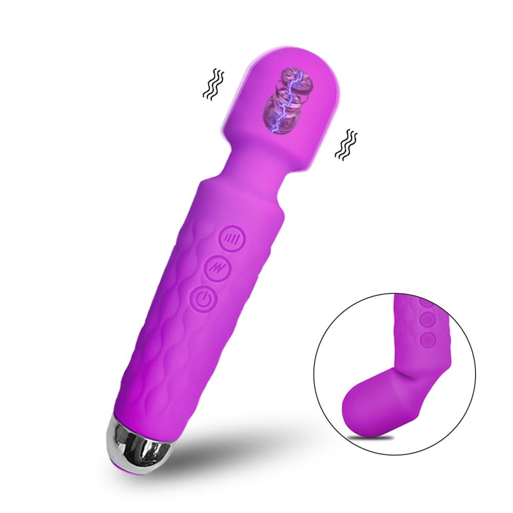 Female Av Magic Vibrator Wand Clitoris Stimulator Usb Rechargeable Massager Wireless Dildos Sex Toys For Adults