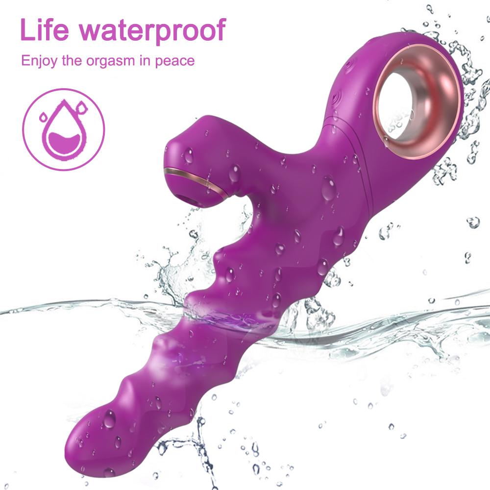 Thread Structure Vibrating Masturbation Stick Retractable Sucking Vibrator Heating Dildo Vibrators Massager