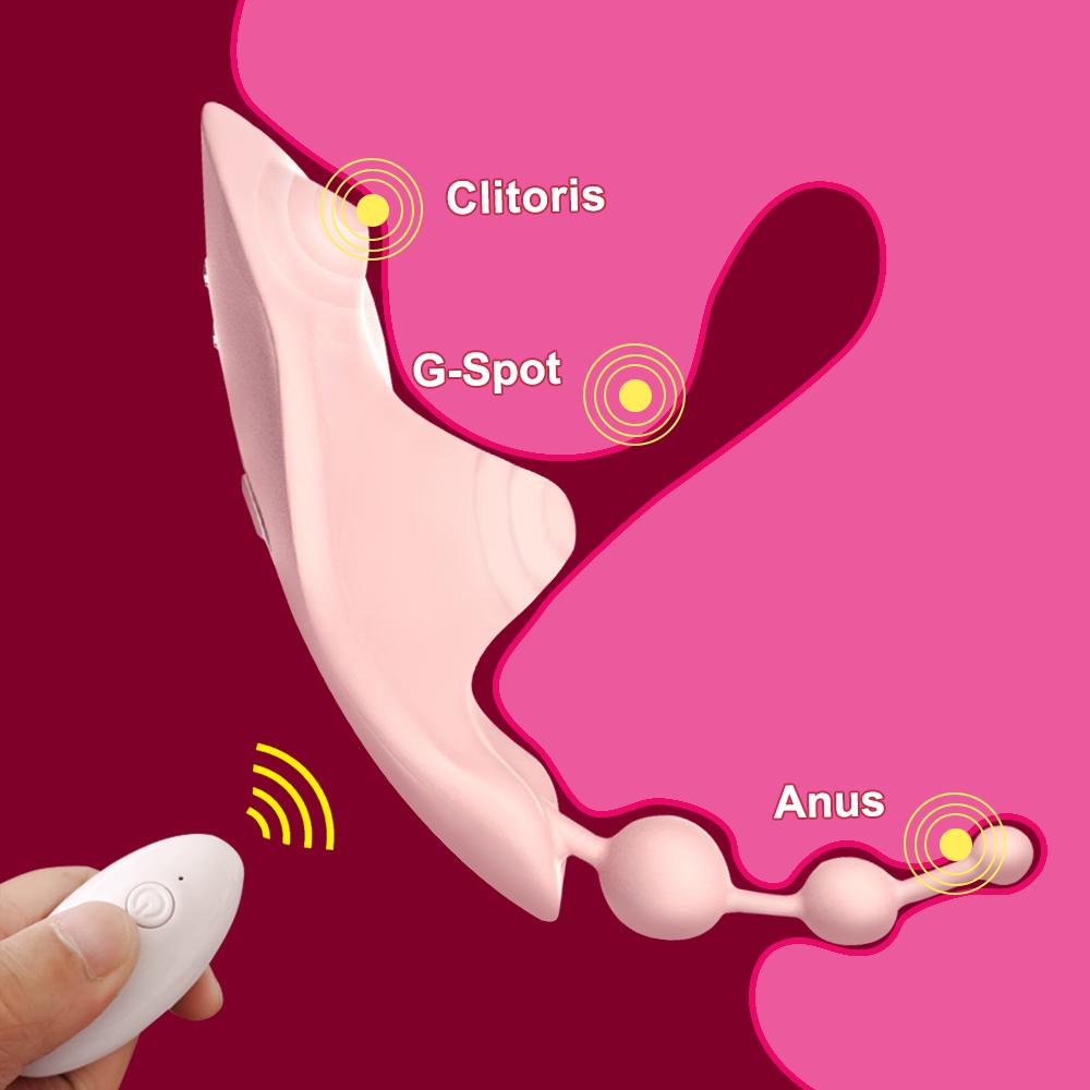 Vibrating Clitoris Stimulator Sexy Egg Wearable Remote Control 10 Vibration Modes Erotic Toy For Adult Women