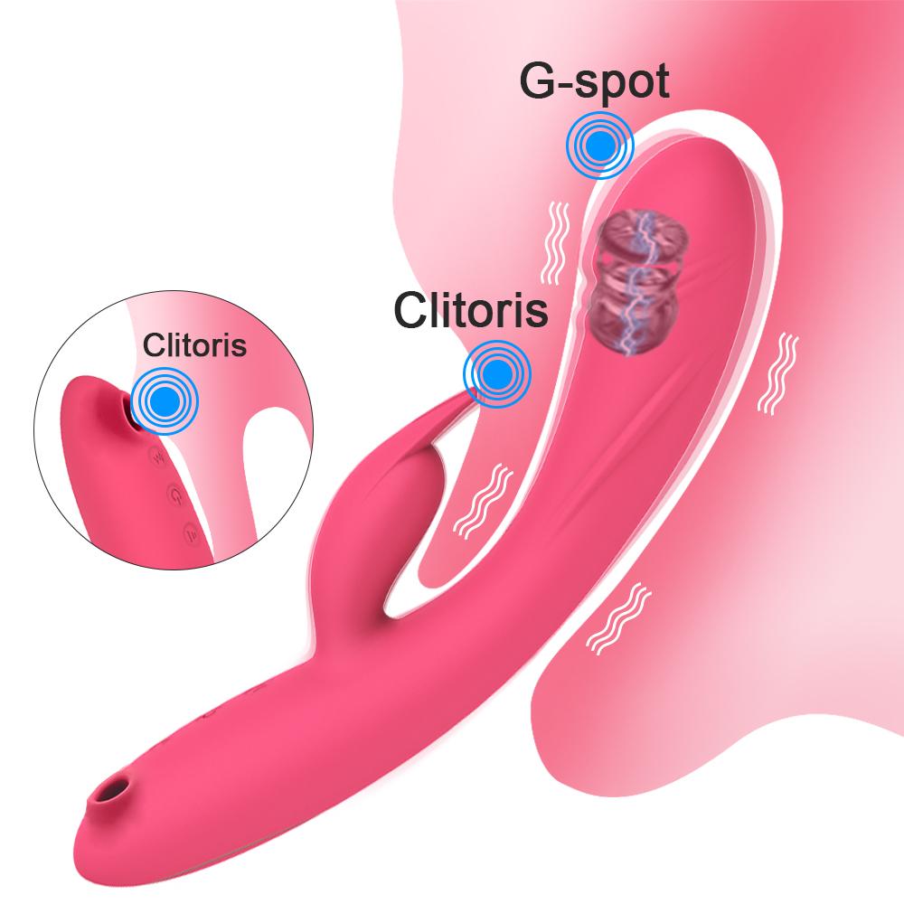 Powerful Dildo Vibrator Massager Automatic Vibrating Rod Clitoris G-spot Stimulation Waterproof Rabbit Dildo Vibrator