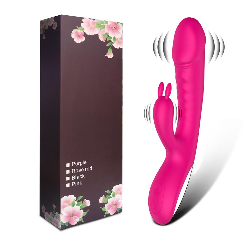 High Quality Female Masturbation Toys Vagina Massage G Spot Thrusting Rabbit Vibrator Sex Toys For Women