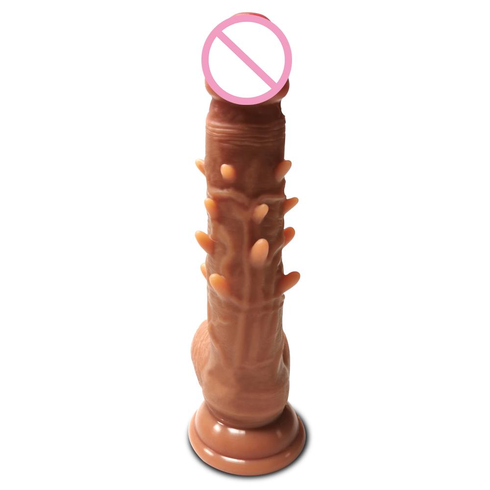 Dildos For Women Huge Realistic Vibratorn Dildo Panis Sleeve Male Condom Strap On Men Long With Double Heads Anal Plug Fle