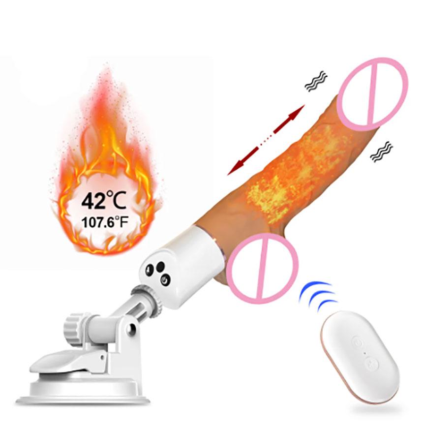 Automatic Thrusting Dildo G Spot Vibrator With Suction Cup Sex Toy For Women Adult Hand-free Sex Fun Anal Vibrator For Orgasm