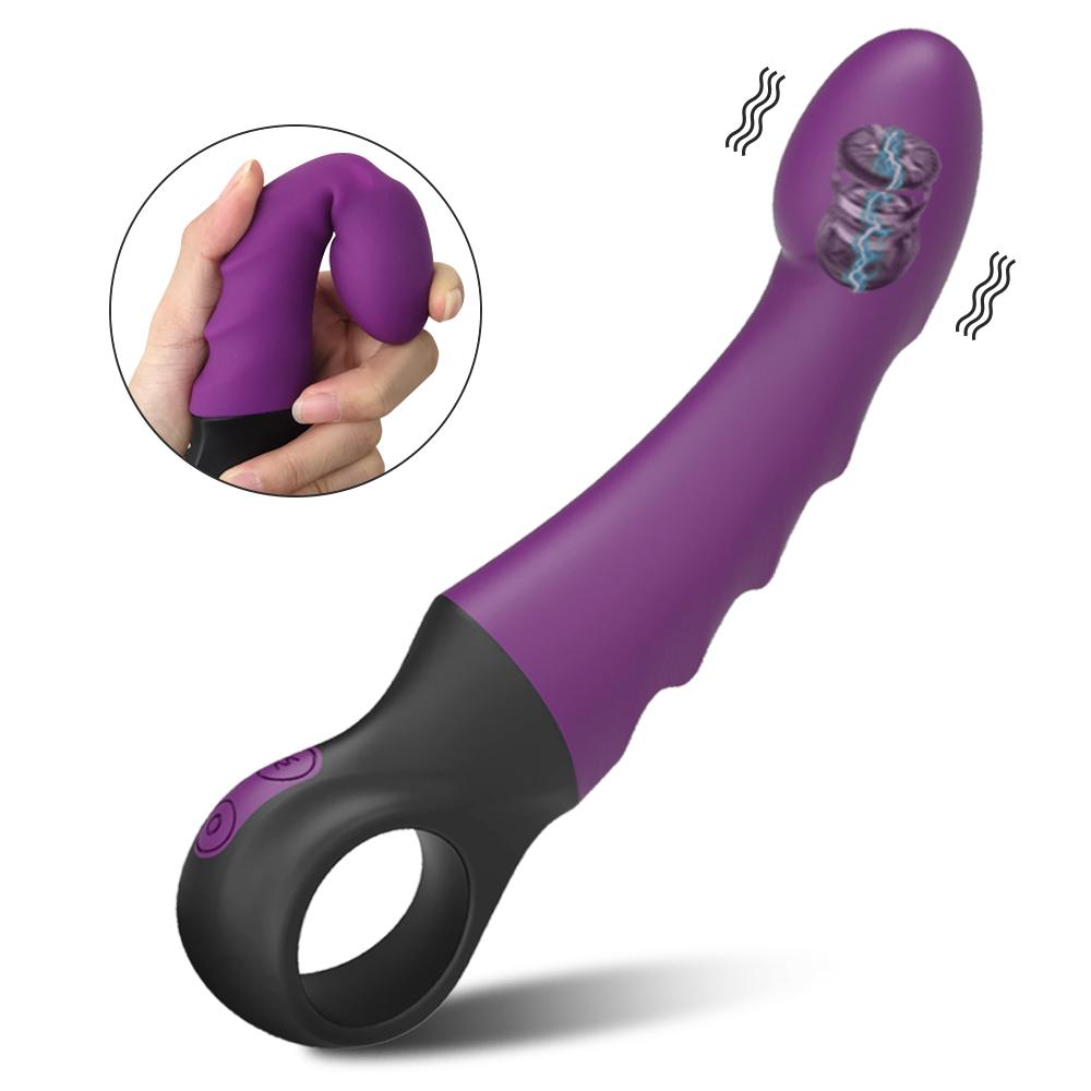  10 Vibration Modes Magnetic Charging Handy G-spot Dildos Vibrator Adults Sex Toy For Female