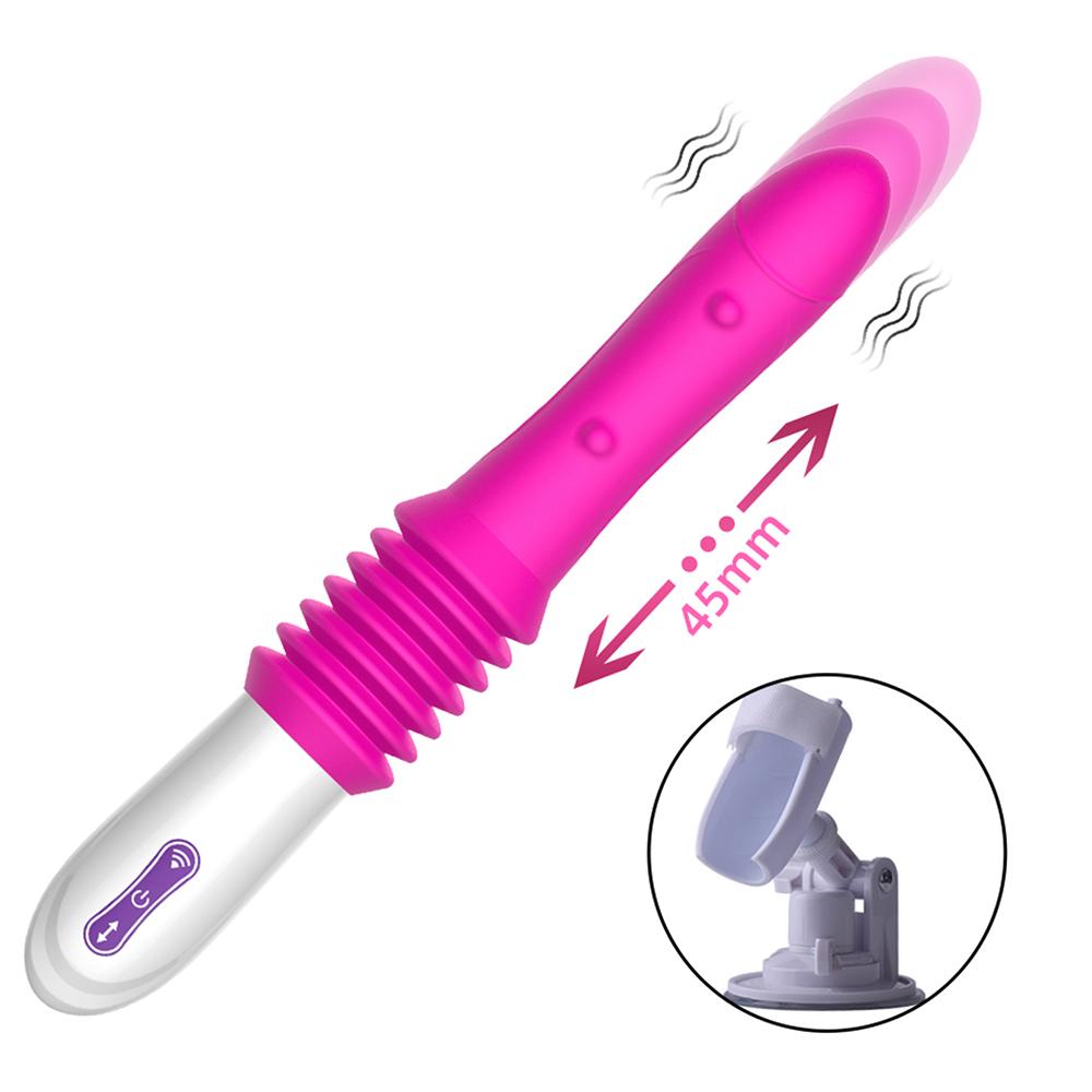 Automatic Thrusting Realistic Dildo Vibrator Sex Toys For Women Female Telescopic Penis Masturbator Vibrator Adult Toys