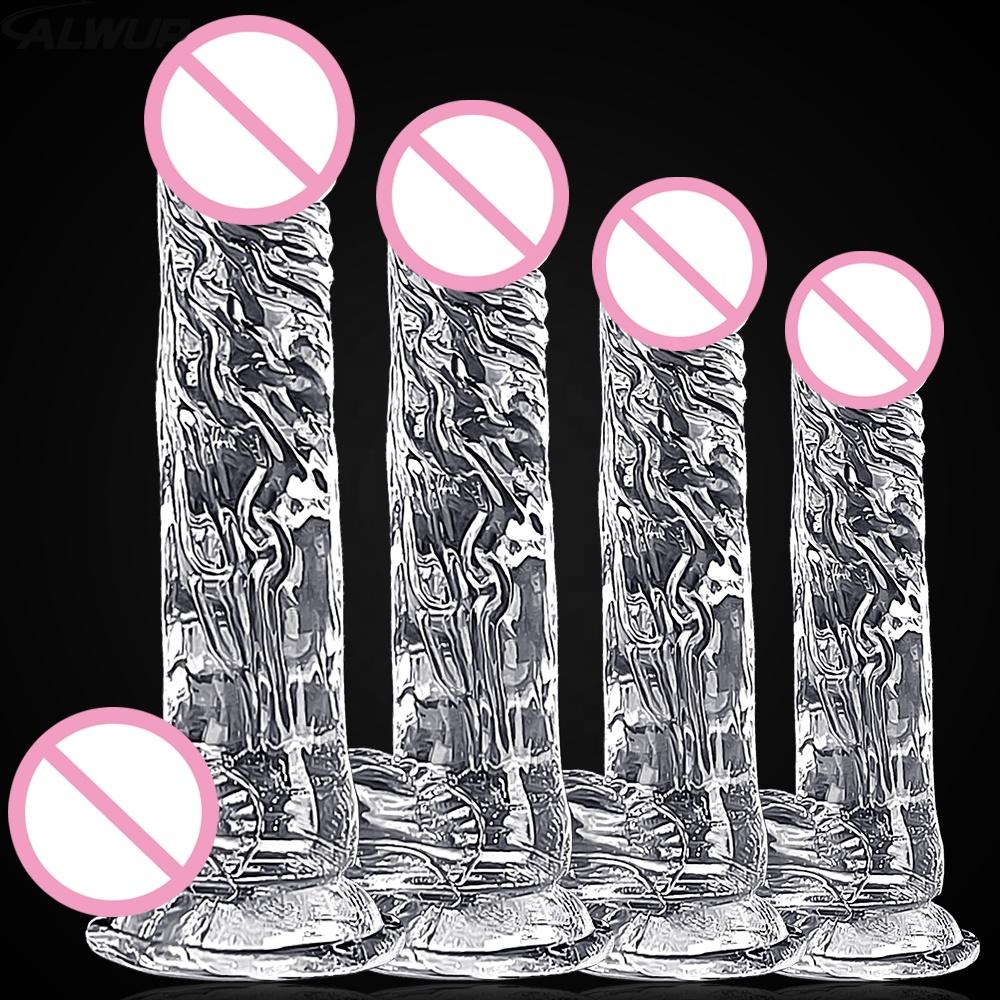   Tpe Realistic Dildos Sex Toys For Adult Woman Masturbation With Suction Cup