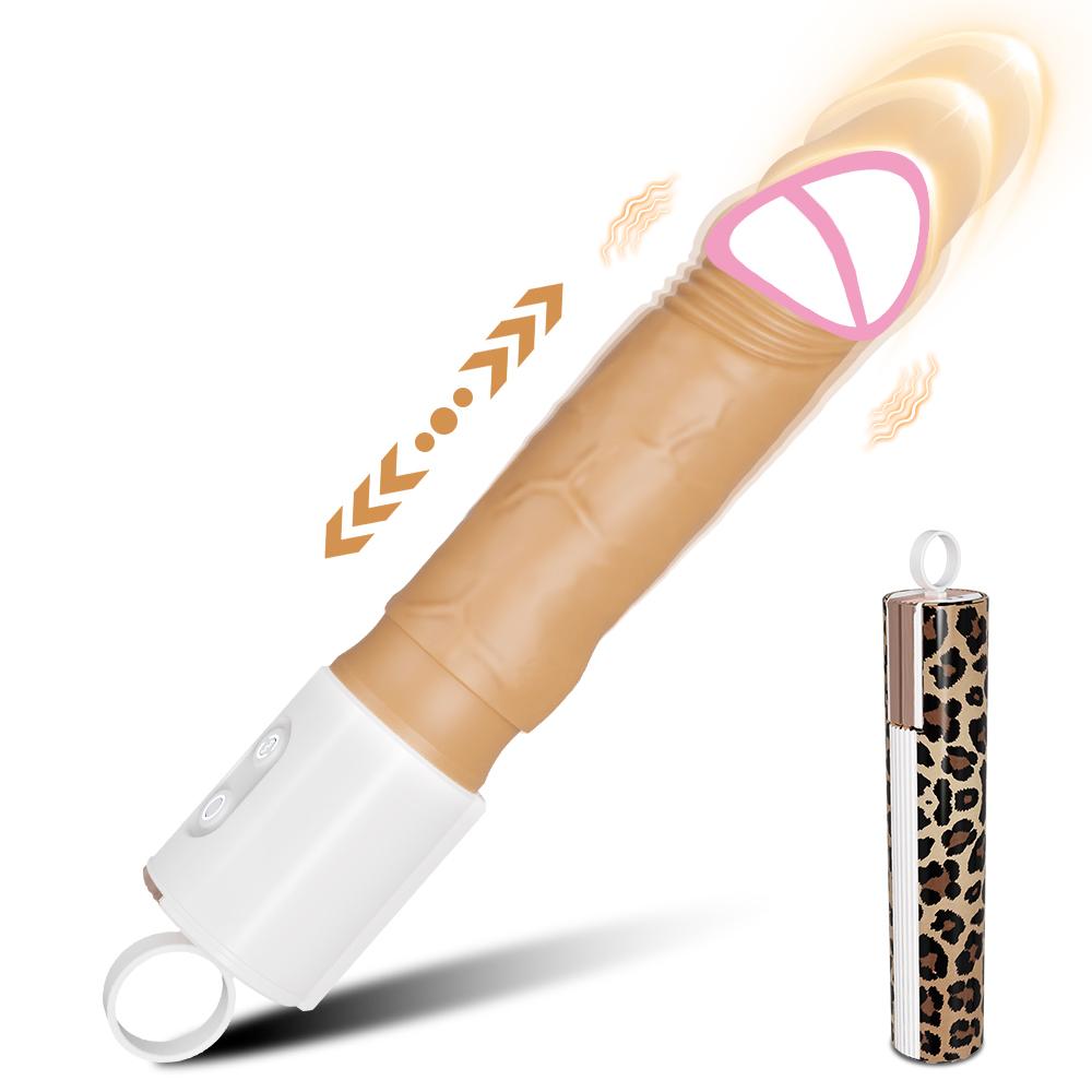 2 In 1 Vibrating And Thrusting Dildos Patting Vibrator Sex Toys For Women Masturbators Adult Toy Wholesale