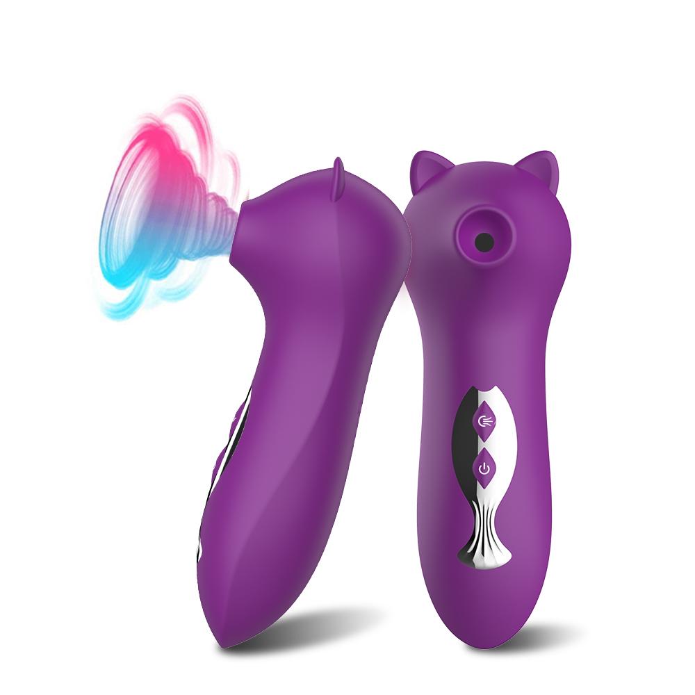 Rose Shape Vagina Sucking Vibrator Intimate Goods Nipple Sucker Clitoris Stimulation Powerful Suck And Blow Sex Toys