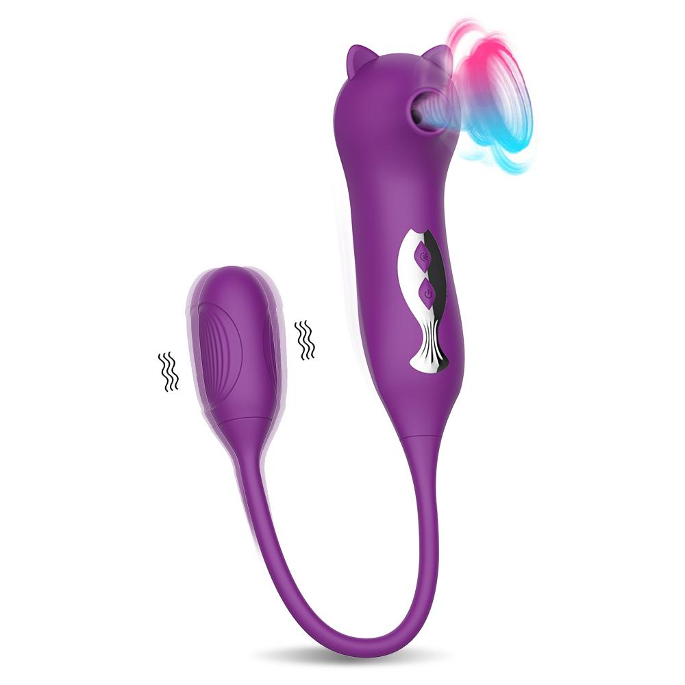 Rose Shape Vagina Vibrator Sucking And Blowing Nipple Clitoris Stimulation Powerful Vibrating Egg Dildo Sex Toys For Women