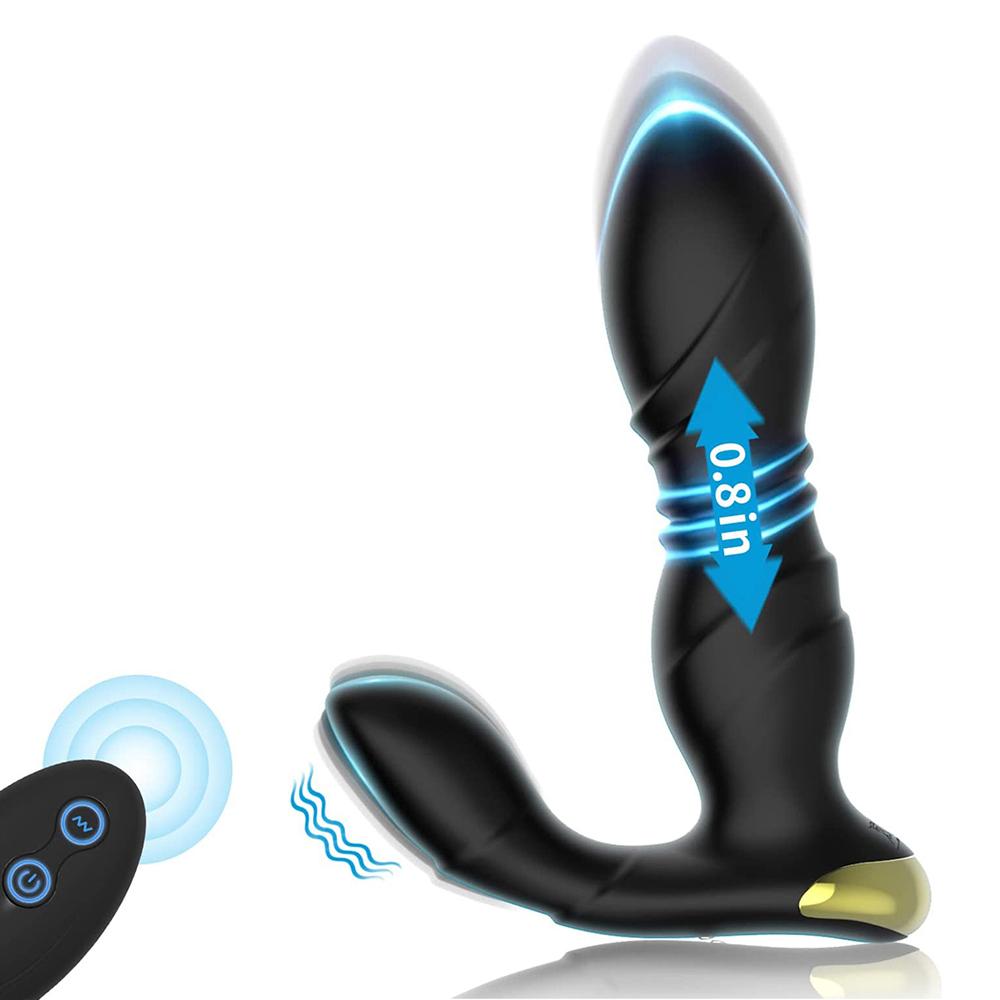 Silicone Vibrating Anal Butt Plug Male G-spot Prostate Massager Vibrators Sex Toys For Men Masturbation Wholesale