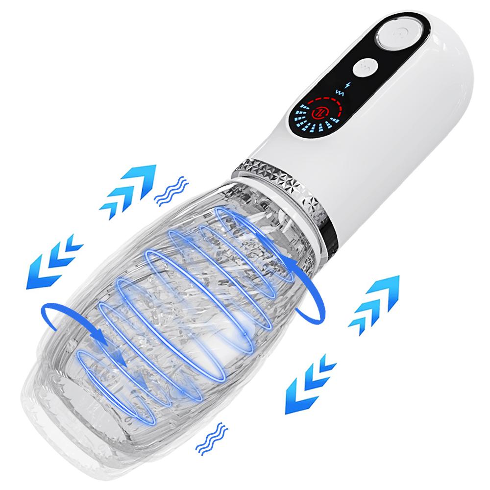 Top Male Sex Toy Telescopic Rotating Masturbator 7 Modes Stimulate Ejaculation Penis Cup For Men