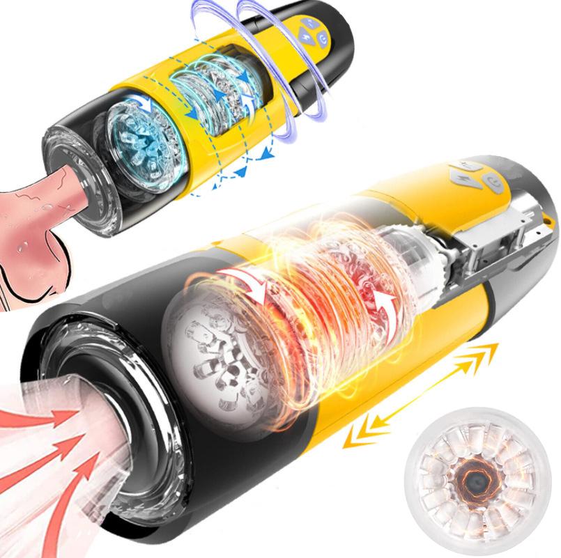 Sex Toys Adult  7 Thrusting Rotating Modes Electric Masturbators For Vagina Male Sex Machine Masturbator Cup For Men
