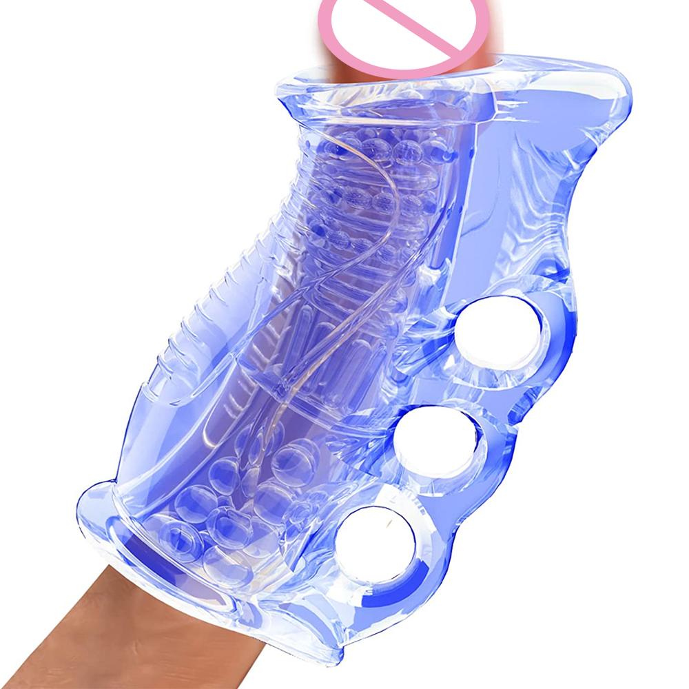  Tpe Masturbators Penis Exercise Training Manual Masturbation Cup For Male Sex Toys Adult For Men