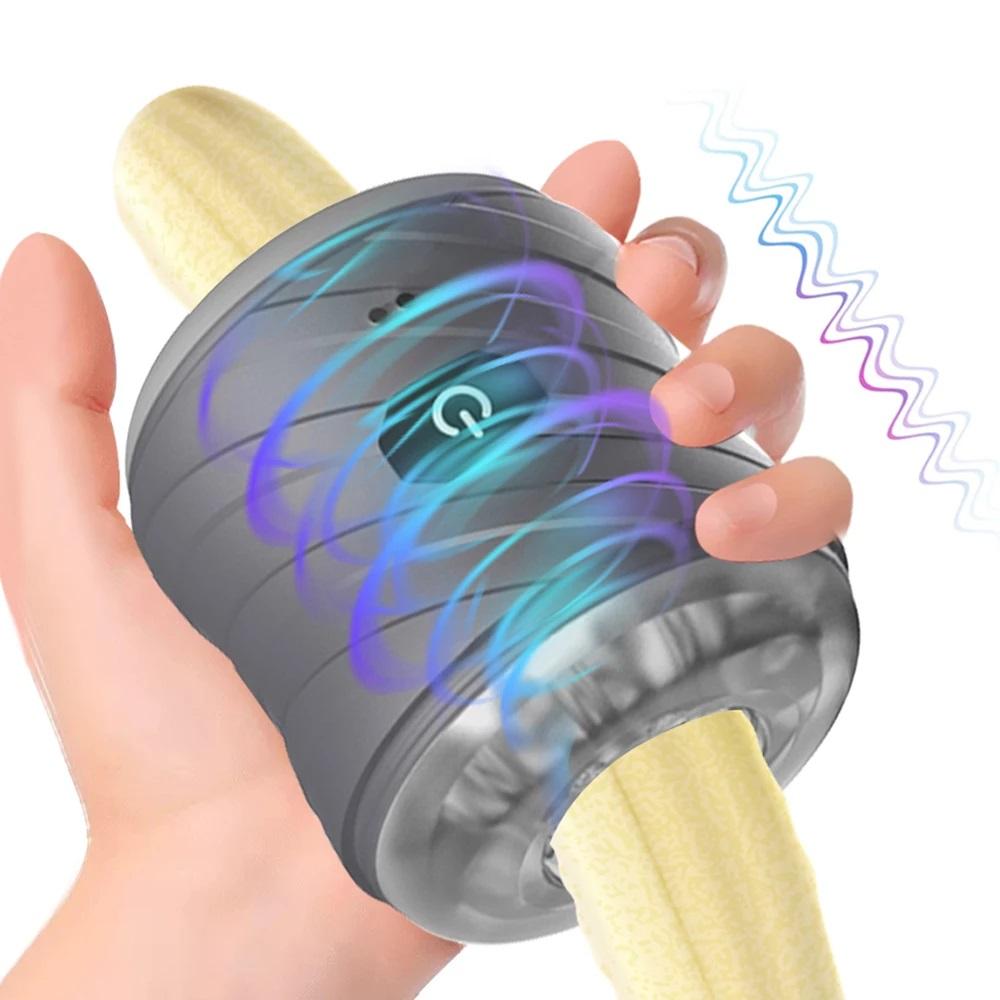 Open-ended Pocket Stroker Tpe Vagina Textured Male Masturbators For Men