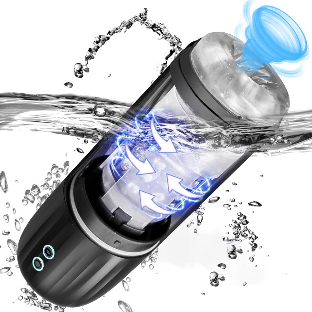 7 Rotary Sucking Modes Male Stroker Hands Free Masturbation Cup For Men
