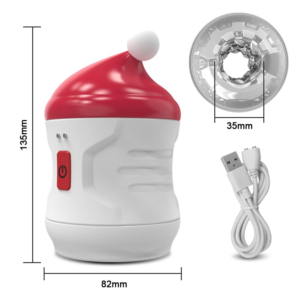  Supply 12 Frequency Vibration Modes Open-ended Design Vibrating Yeti Masturbation Cup For Men