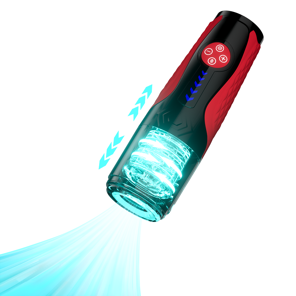 Sex Toys Adults Men Male Masturbator Cup Thrusting Rotating Male Masturbator With Visible Channel