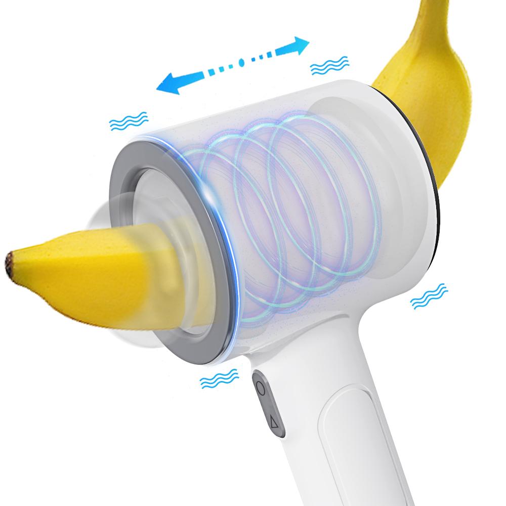 7 Frequency Telescopic Vibration Dual Head Channels Autaomatic Masturbation Cup Sex Toys For Men