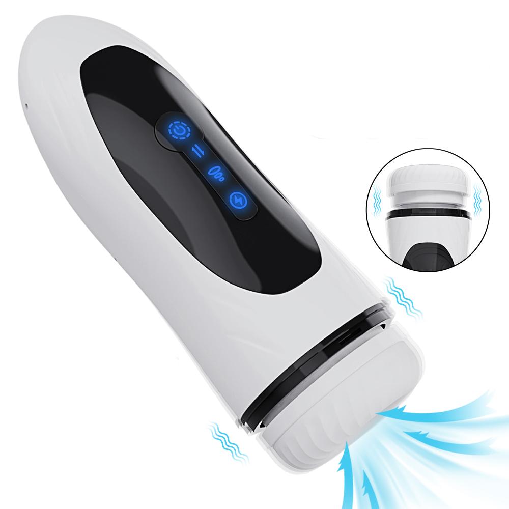  Silicone 7 Thrusting 4 Sucking Modes Electric Masturbators For Vagina Male Sex Machine Masturbator Cup For Men