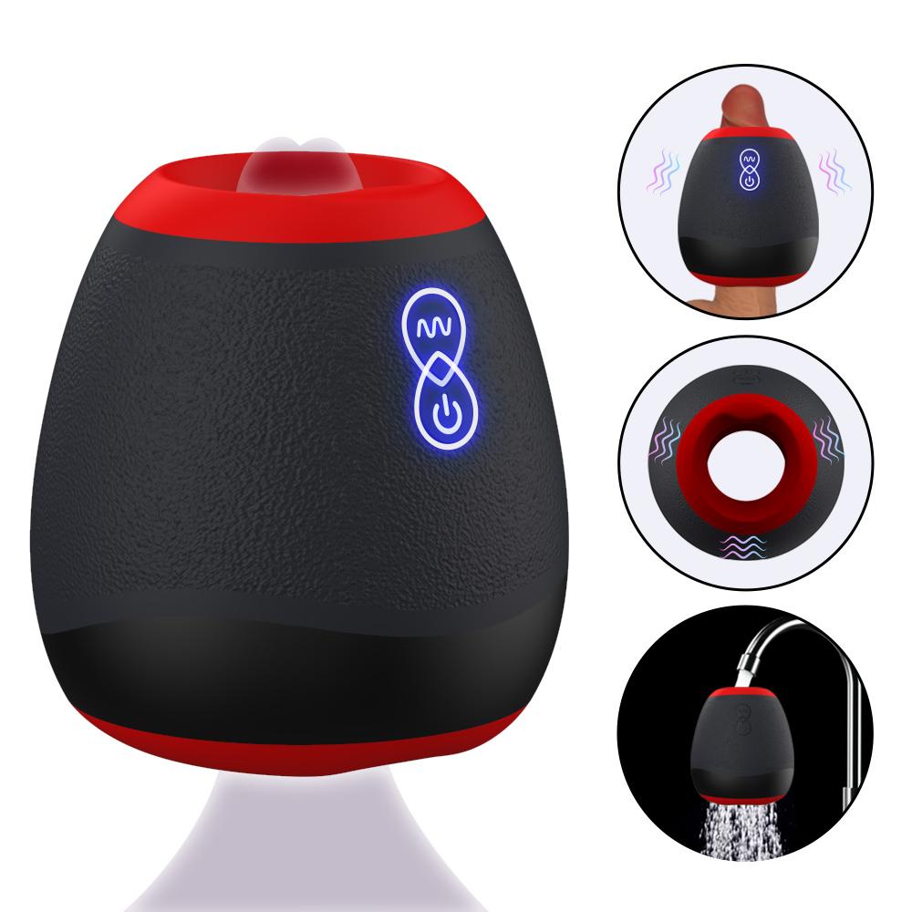 Magic Discreet Two-way Thrusting Rotating Vibration Masturbation Cup Male Masturbators Sex Toys Adults For Men