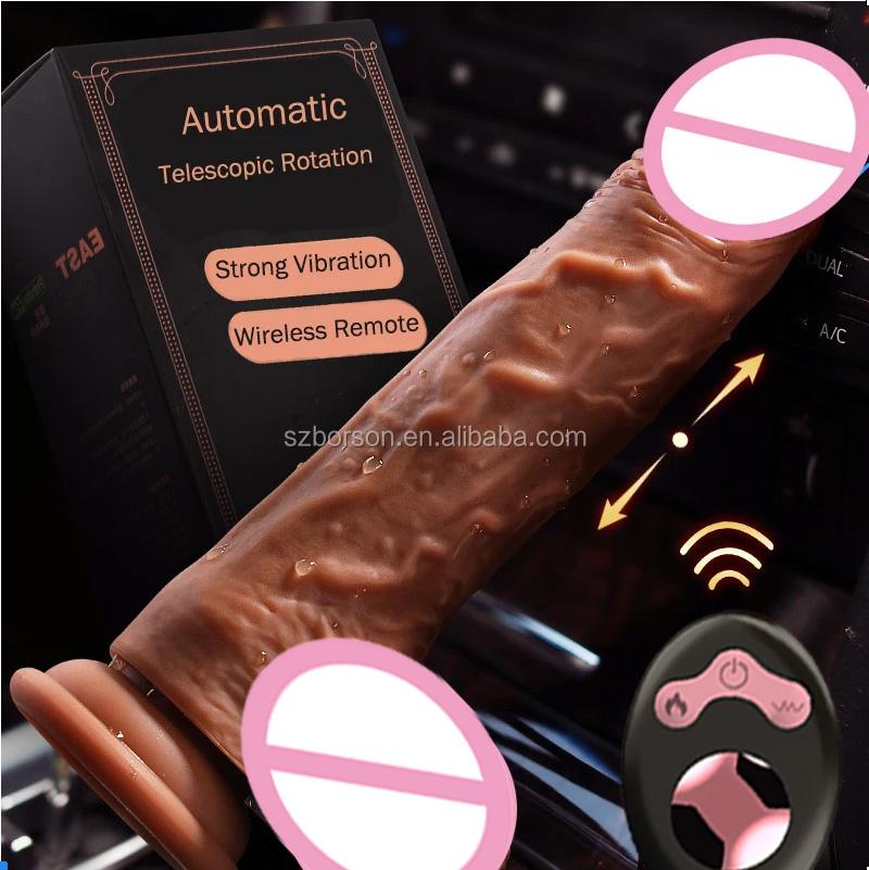 Thrusting Dildo Vibrator Sex Toys Realistic Penis For G Spot Stimulation Remote Control Masturbator Adult Toy For Women Couple